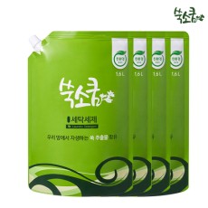 친환경 마크 인증 쑥소쿰 세탁세제 1.6L x 4