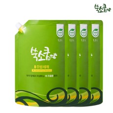 친환경 마크 인증 쑥소쿰 주방세제 1.2L x 4